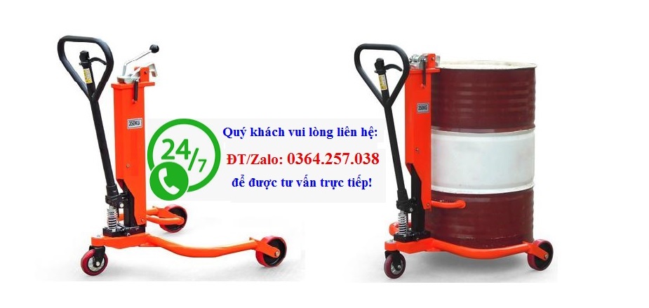 Xe nâng di chuyển phuy (xe nâng kẹp phuy) Niuli giá rẻ